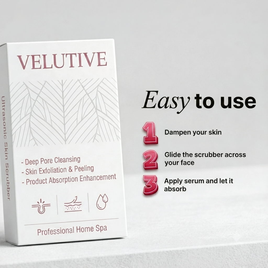 Ultrasonic Skin Scrubber — Professional Facial Tool